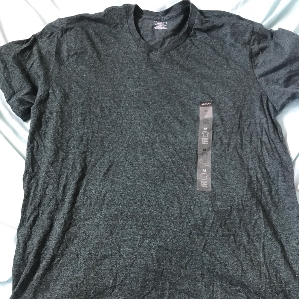Alfani V Neck Tee